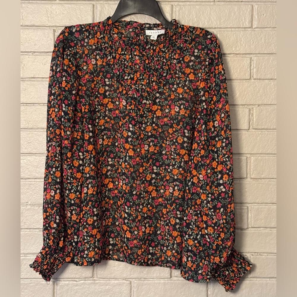 Topshop Floral Women's Top